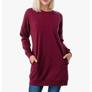 Oversized Mulberry Sweatshirt, Large